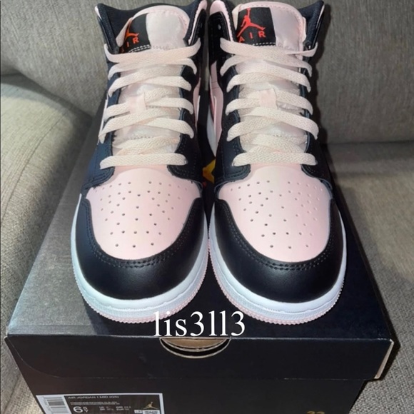 Air Jordan 1 Mid Atmosphere Infrared - Picture 5 of 12